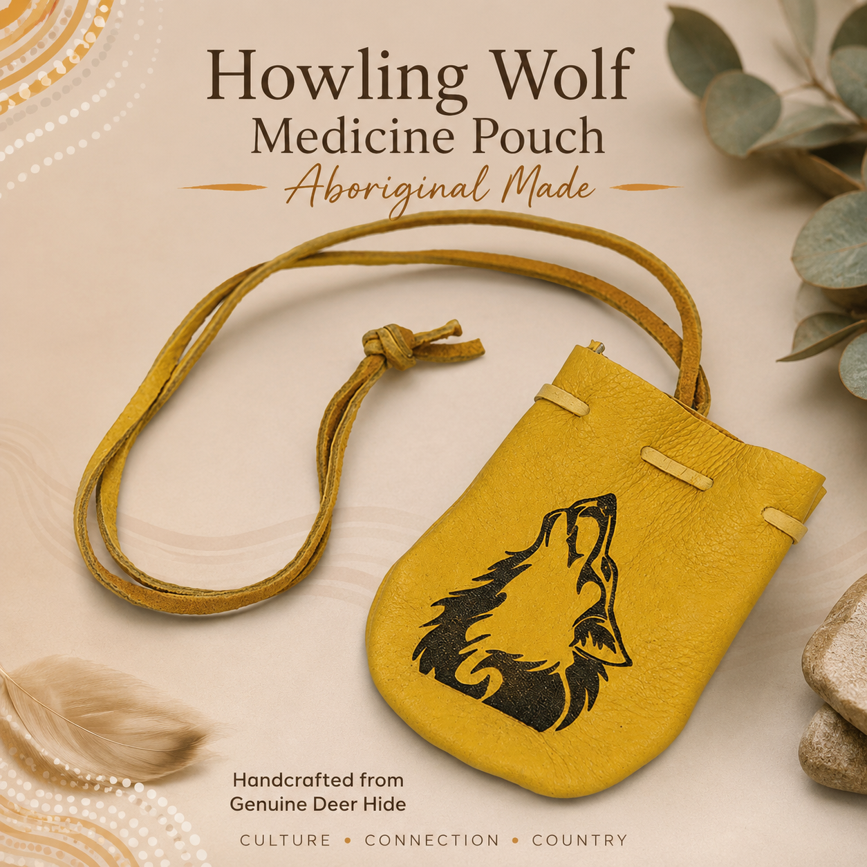 Medicine Pouch Pre-Order Wolf