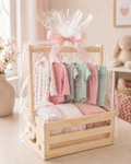 Baby Girl Gift Basket | Newborn Clothes & Blanket set