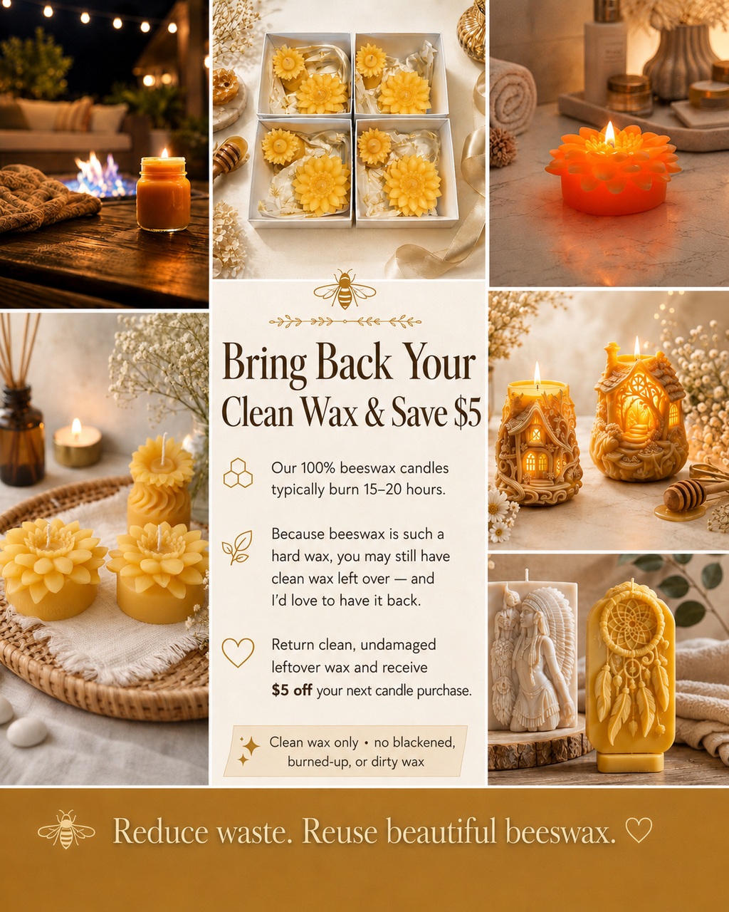 Candles - Artisan Beeswax