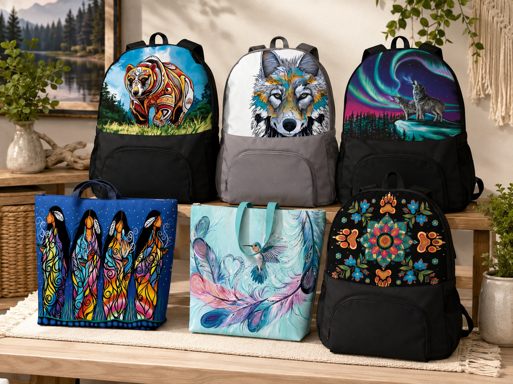 Indigenous Inspired Backpacks & Totes