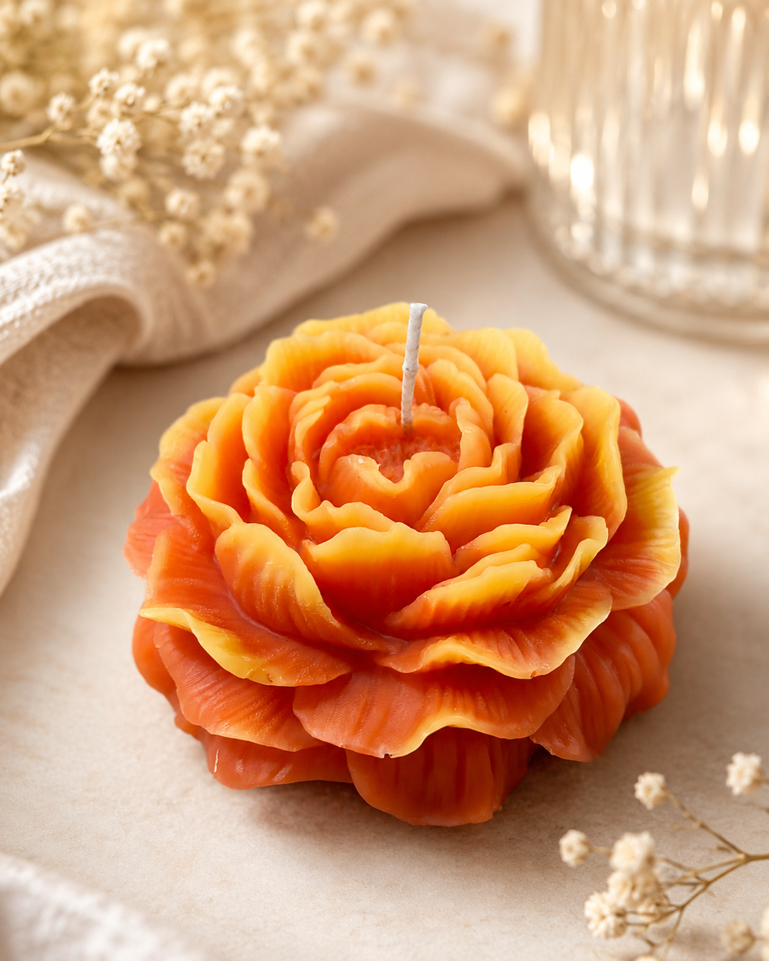 Candle XL Peony