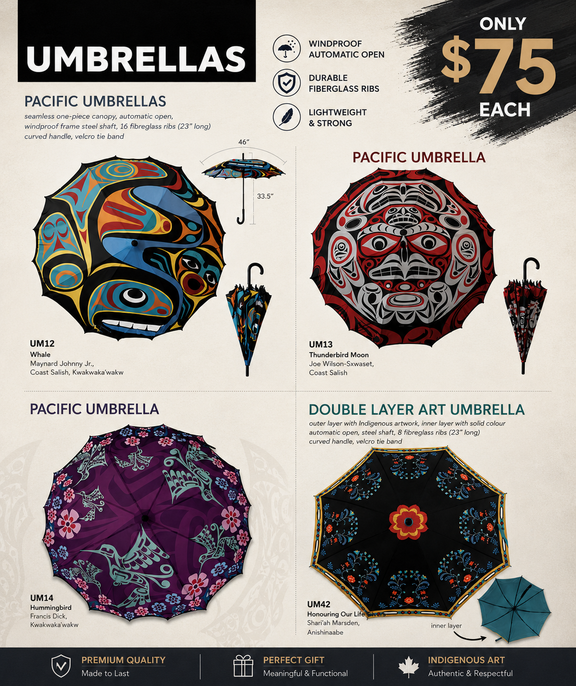 Umbrella - Indigenous Designed
