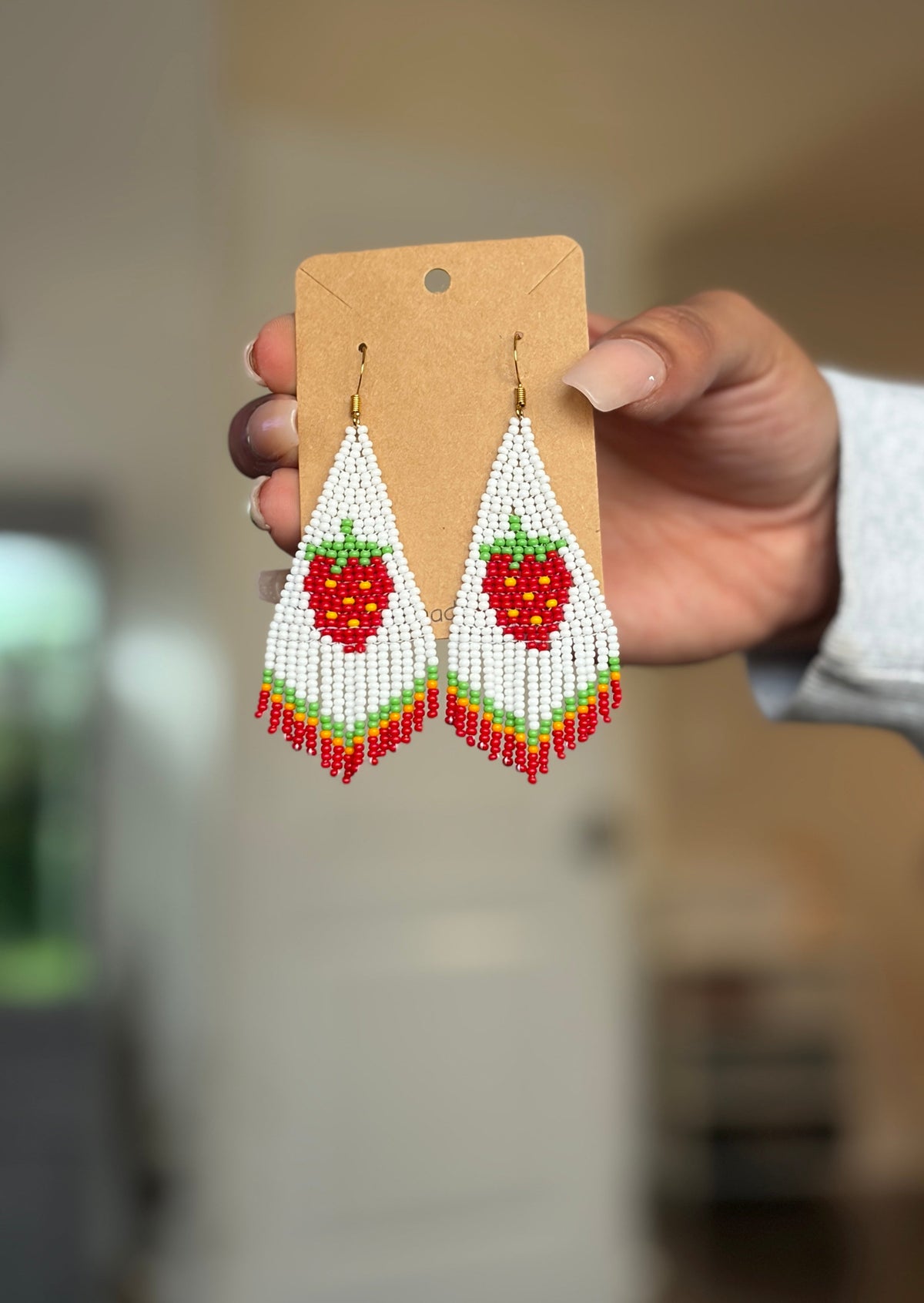 Indigenous Hand-Beaded Earrings