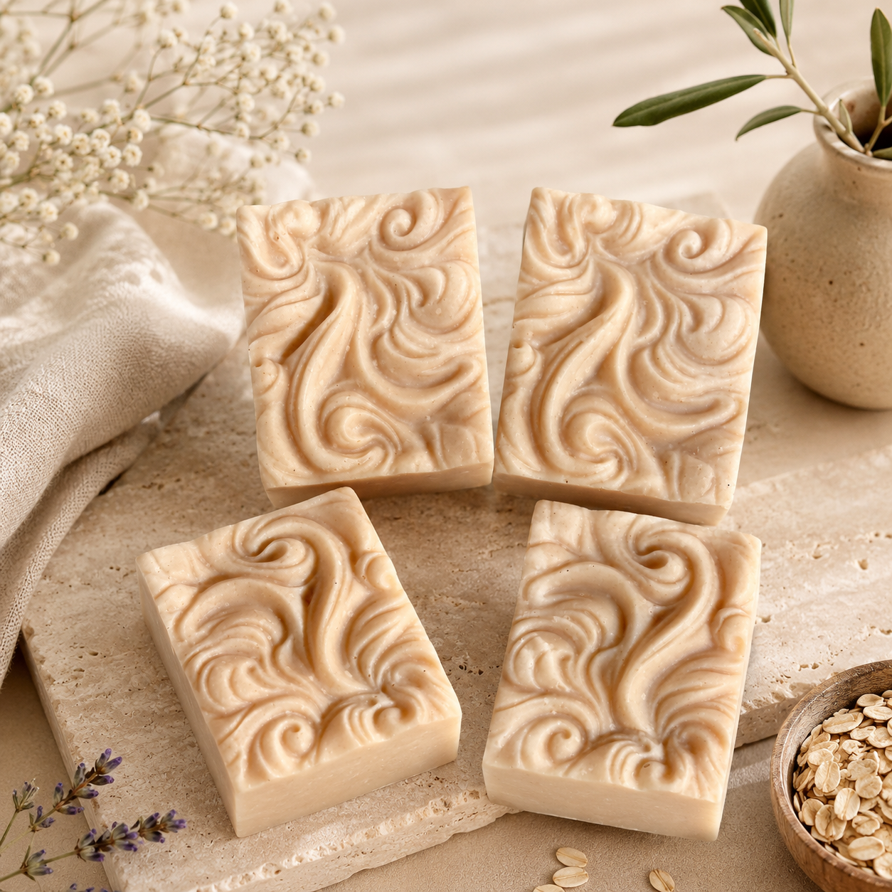 Baby Powder Goat Milk Soap | Handmade Soap | Birch & Boreal