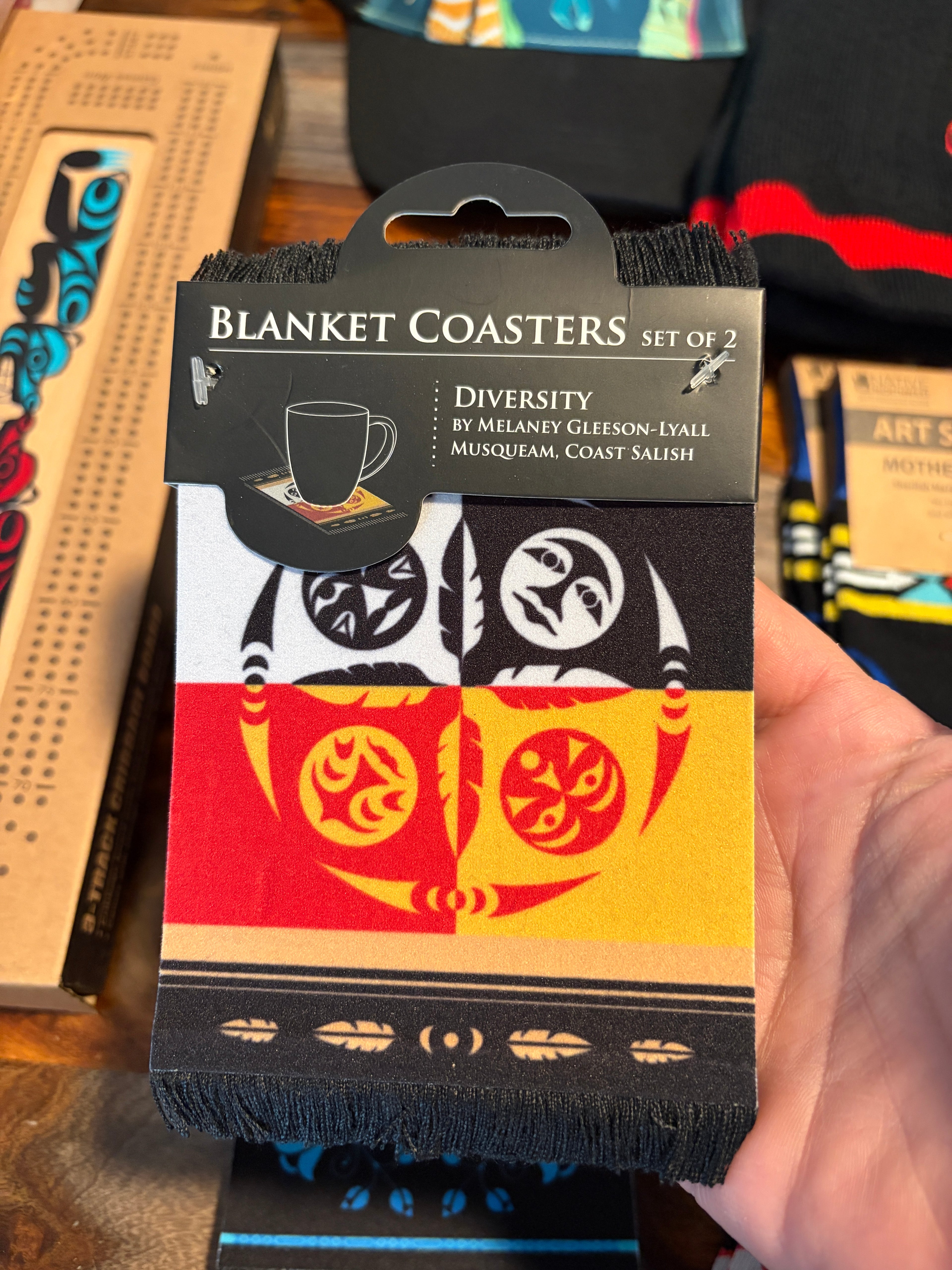 Coasters Fringed