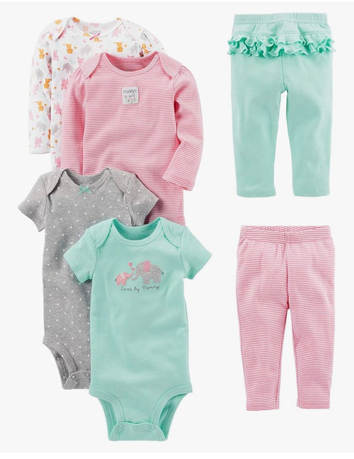 Baby Girl Gift Basket | Newborn Clothes & Blanket set