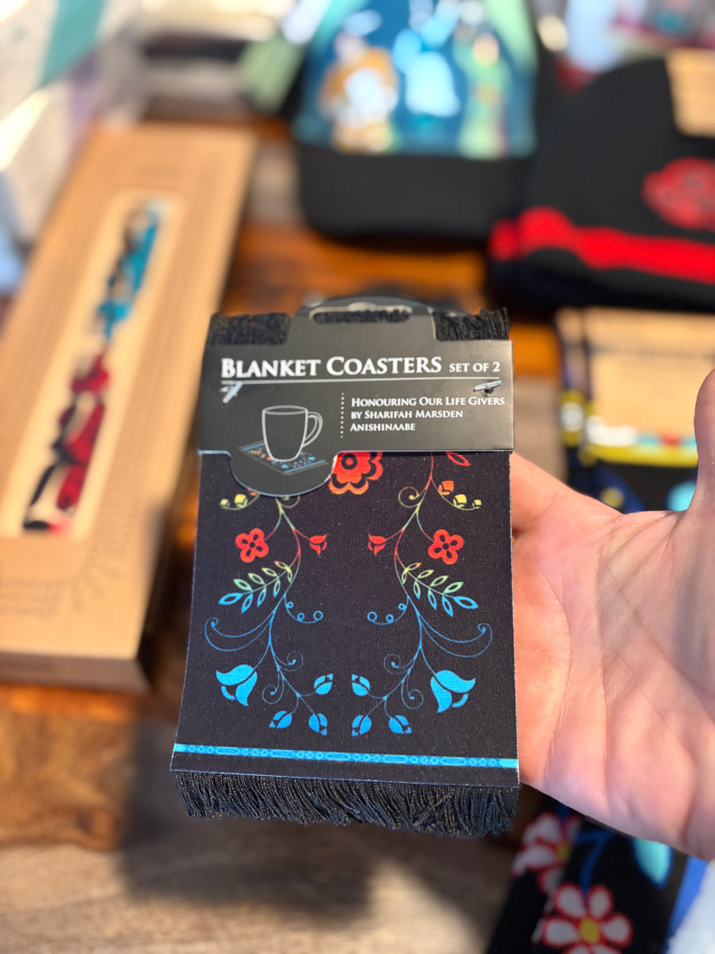 Coasters Fringed